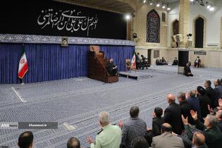 حضور و سخنرانی در مراسم عزاداری شهادت امام رضا علیه‌السلام