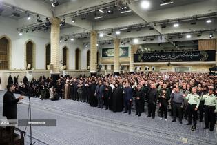 حضور و سخنرانی در مراسم عزاداری شهادت امام رضا علیه‌السلام