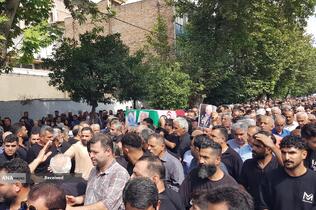 تشییع پیکر جهان پهلوان امامعلی حبیبی