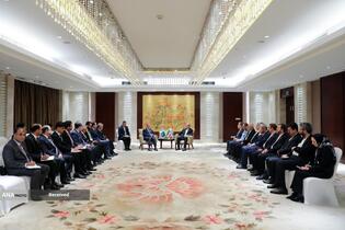 دیدار نخست وزیر پاکستان با مسعود پزشکیان رییس جمهور