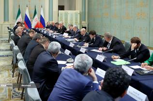 دیدار مسعود پزشکیان با پوتین رییس جمهور روسیه در حاشیه نشست سران سازمان همکاری شانگهای