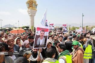 تشییع پیکر شهدای حملات رژیم صهیونیستی به یمن