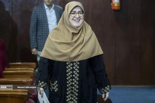 نشست خبری فاطمه مهاجرانی سخنگوی دولت با خبرنگاران