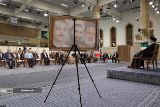 دیدار رئیس‌جمهور و اعضای هیئت دولت با مقام معظم رهبری