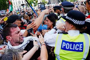 دستگیری طرفداران فلسطین در لندن