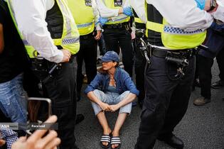 دستگیری طرفداران فلسطین در لندن