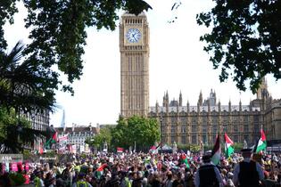 دستگیری طرفداران فلسطین در لندن