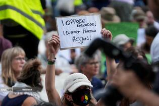 دستگیری طرفداران فلسطین در لندن