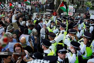 دستگیری طرفداران فلسطین در لندن