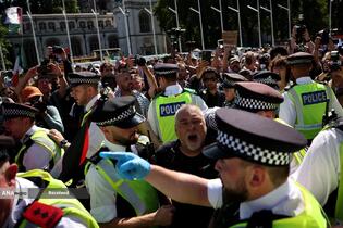 دستگیری طرفداران فلسطین در لندن