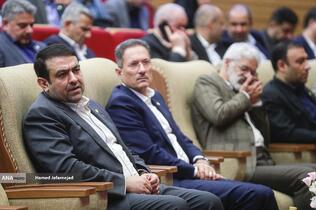  ابوالفضل نجارزاده مدیرعامل بانک ملی در مراسم نود و هفتمین سالگرد تاسیس بانک ملی ایران