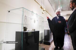 مراسم افتتاح نمایشگاه « آیینه‌های نعت» آیین گرامیداشت ۱۵۰۰مین سالگرد میلاد پیامبر اکرم(ص) با حضور حجت‌الاسلام والمسلمین محمد قمی رییس سازمان تبلیغات اسلامی