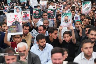 مراسم عید ولادت پیامبر اعظم(ص) و امام صادق(ع) در حسینیه امام خمینی(ره)