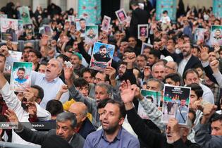 مراسم عید ولادت پیامبر اعظم(ص) و امام صادق(ع) در حسینیه امام خمینی(ره)