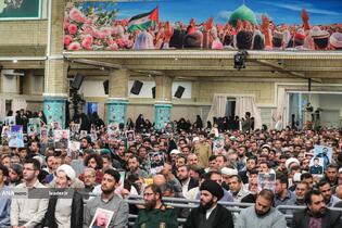 مراسم عید ولادت پیامبر اعظم(ص) و امام صادق(ع) در حسینیه امام خمینی(ره)