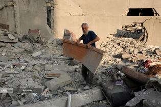 حملات هوایی گسترده به غزه