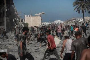 حملات هوایی گسترده به غزه