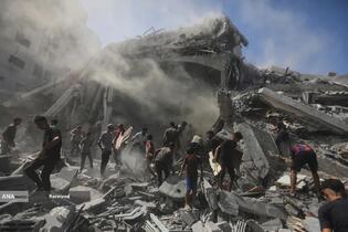 حملات هوایی گسترده به غزه