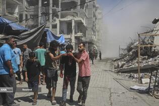 حملات هوایی گسترده به غزه