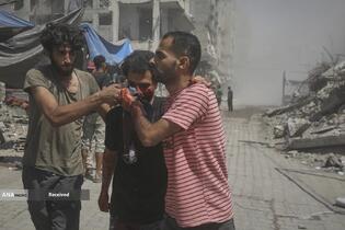 حملات هوایی گسترده به غزه