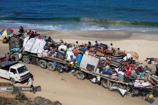 آوارگی اجباری ساکنان غزه