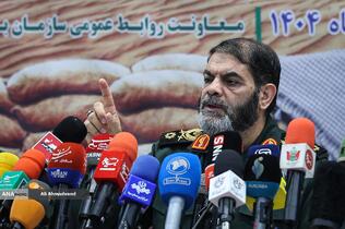 سردار حسین معروفی معاون هماهنگ‌کننده بسیج و رئیس ستاد گرامیداشت چهل و پنجمین هفته دفاع مقدس