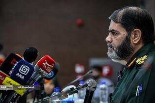 سردار حسین معروفی معاون هماهنگ‌کننده بسیج و رئیس ستاد گرامیداشت چهل و پنجمین هفته دفاع مقدس