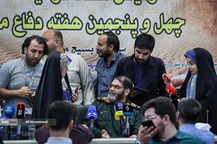 سردار حسین معروفی معاون هماهنگ‌کننده بسیج و رئیس ستاد گرامیداشت چهل و پنجمین هفته دفاع مقدس