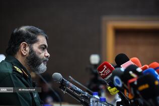 سردار حسین معروفی معاون هماهنگ‌کننده بسیج و رئیس ستاد گرامیداشت چهل و پنجمین هفته دفاع مقدس