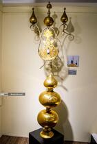 قبه های مطلا و سرطوق گنبد در نمایشگاه آثار منتخب گنجینه آستان قدس رضوی