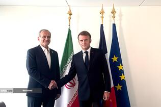 دیدار روسای جمهور ایران و فرانسه