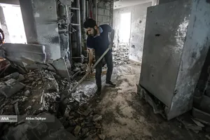 کمک نیروهای جهادی به جنگ زدگان