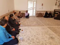 دیدار دانشگاهیان دانشگاه آزاد مرودشت با خانواده شهید