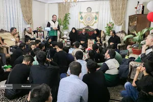 دیدار خادمیاران رضوی با خانواده شهید علیرضا قنبری