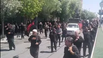 دانشگاهیان دانشگاه آزاد اسلامی واحد مرودشت در عزای رهبر شهید