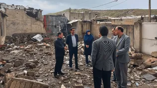 بررسی خسارت جنگ به خانه مددجویان بهزیستی در استان ایلام