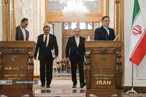 کنفرانس خبری سیدعباس عراقچی وزیر امورخارجه و رشید مردوف وزیر امور خارجه ترکمنستان 