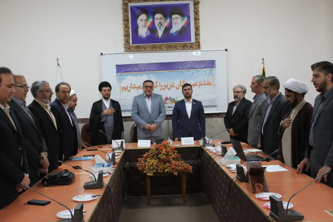 تودیع و معارفه رئیس دانشگاه تویسرکان