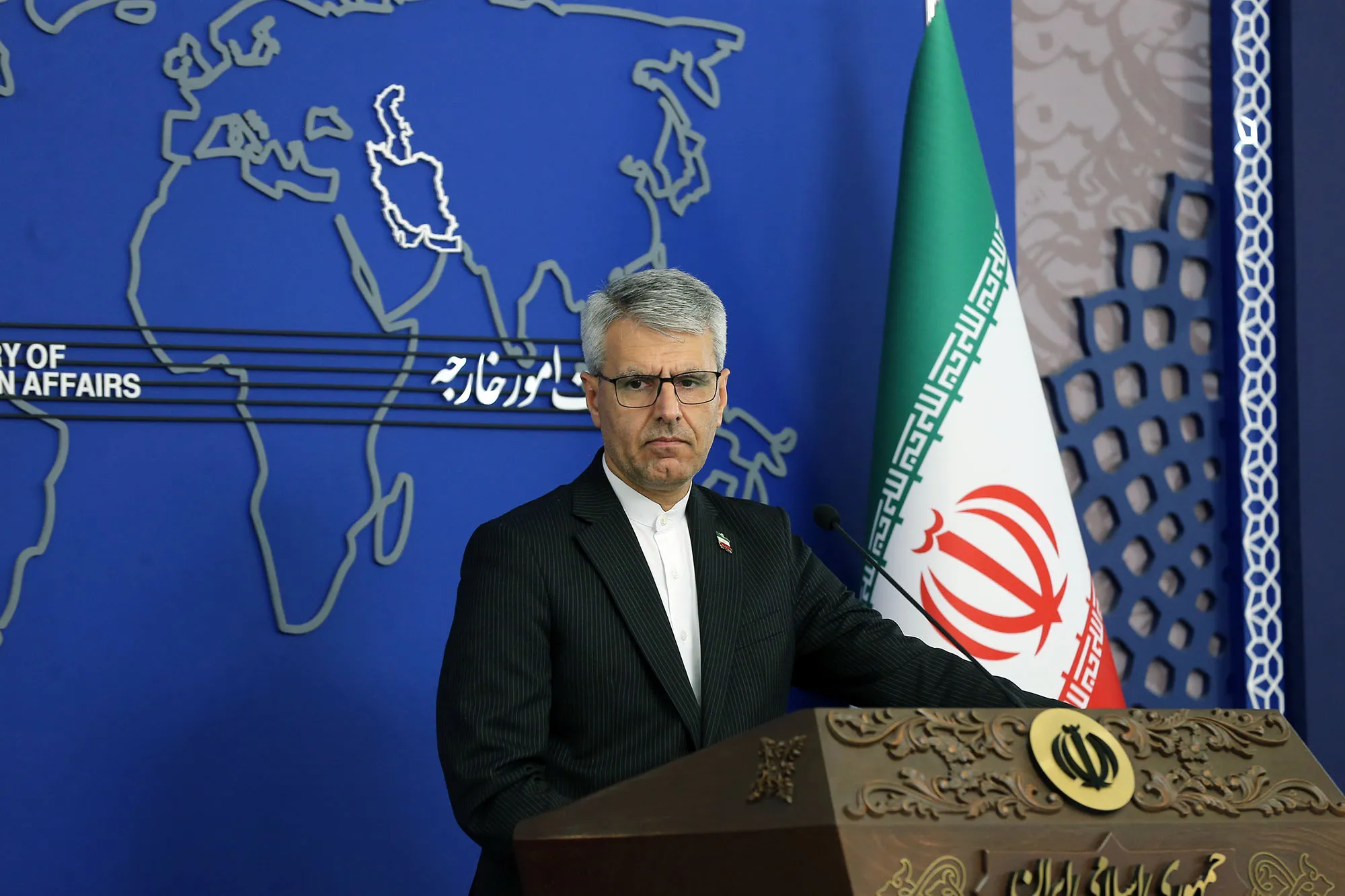 نشست خبری اسماعیل بقایی سخنگوی وزارت امور خارجه