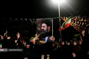 صدو یازدهمین شب حضور مردم ساری در حمایت از نیروهای مسلح و خونخواهی رهبر شهید انقلاب