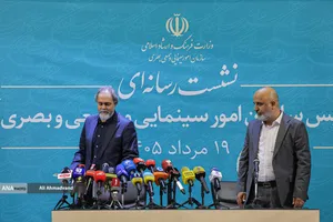 نشست خبری رائد فریدزاده رئیس سازمان سینمایی