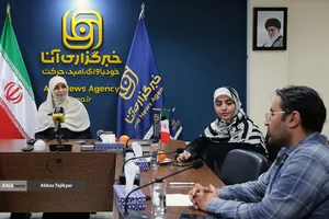 حضور ریم الوریمی شاعر اهل تونس در خبرگزاری آنا