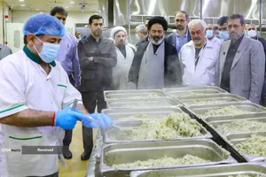 بازدید حجت الاسلام سید عبدالفتاح نواب سرپرست حجاج ایرانی از روند خدمت رسانی به زائران حج