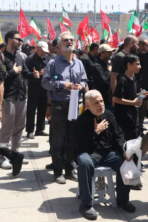مراسم وداع با رهبر شهید انقلاب