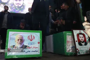وداع و تشییع پیکر مطهر فرمانده یگان ویژه فاتحین سردار سرتیپ پاسدار شهید محمد علی فتحعلی زاده و&zwnj; همرزمانش