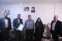 جزئیات دیدار  اعضای هیئت‌رئیسه دانشگاه آزاد اسلامی قزوین با خانواده شهید برینی