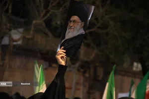 وداع با پیکر شهید سردار شهید جواد باقری 