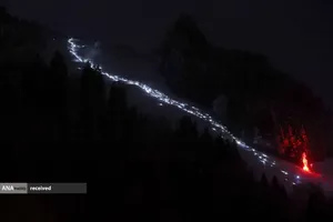 مسابقه کوهپیمایی در کیتسبوهل، اتریش، که هدف آنها فتح قله 860 متری در طول 3312 متری مسیر شیب دار است.