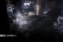 تخریب و آتش سوزی اموال عمومی در تهران