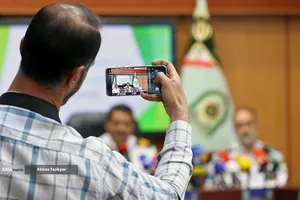 نشست خبری سردار موسوی پور رئیس پلیس راهور تهران بزرگ
